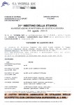 Meeting Stanga 2013 programma
