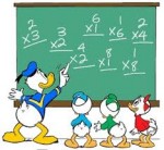paperino a scuola